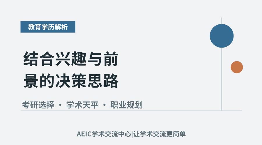 考研方向选择:结合兴趣与前景的决策思路