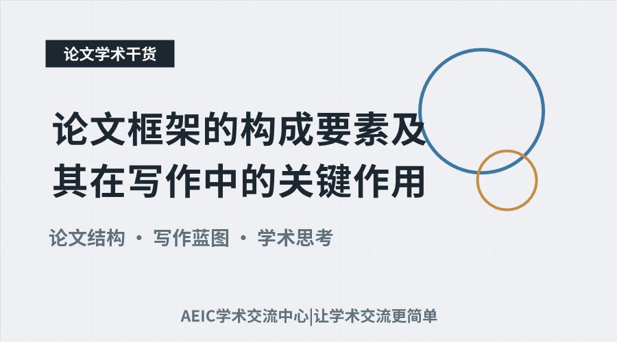论文框架的构成要素及其在写作中的关键作用