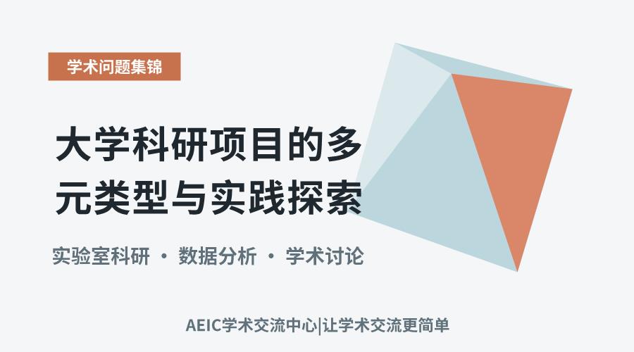 大学科研项目的多元类型与实践探索