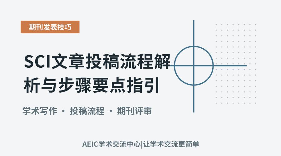 SCI文章投稿流程解析与步骤要点指引