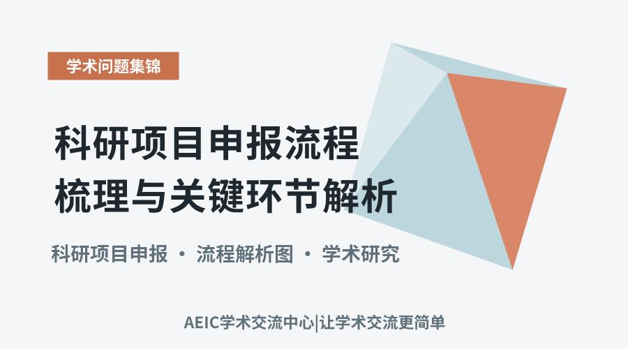科研项目申报流程梳理与关键环节解析