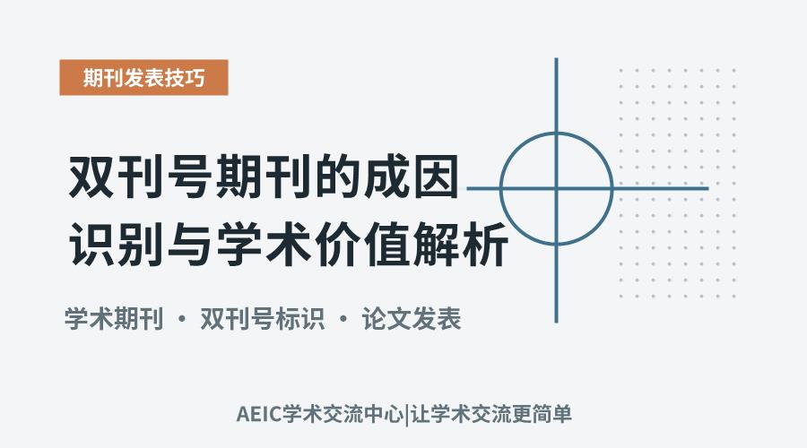 双刊号期刊的成因识别与学术价值解析