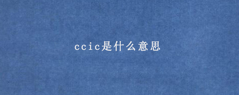 ccic是什么意思