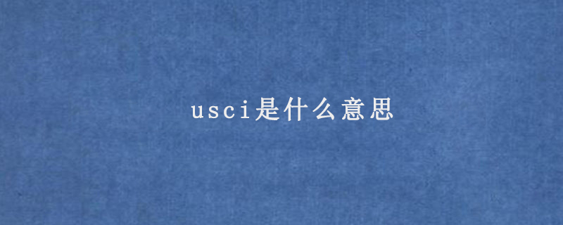 usci是什么意思