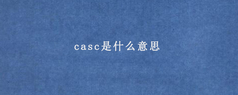 casc是什么意思