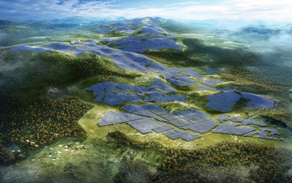 雅砻江流域清洁能源基地装机规模最大新能源项目开工建设1.jpg